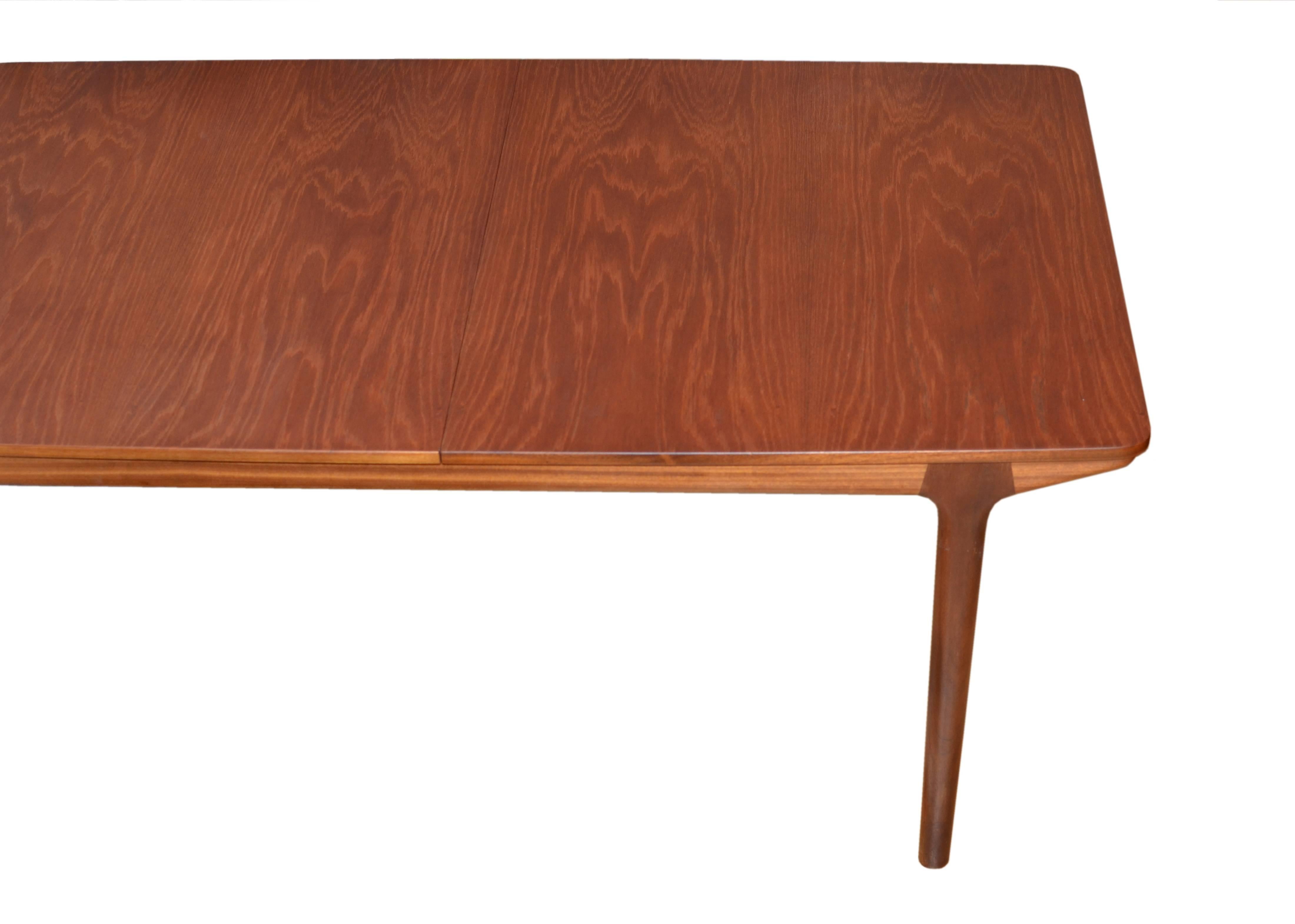 Mid-Century Modern Mid-Century Large Teak Extending Dining Table by Tom Robertson for A.H. McIntosh For Sale