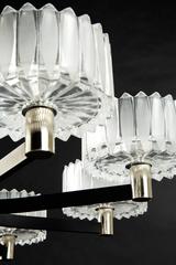 German Mid-Century Ceiling Lamp in Chrystal from 1960s