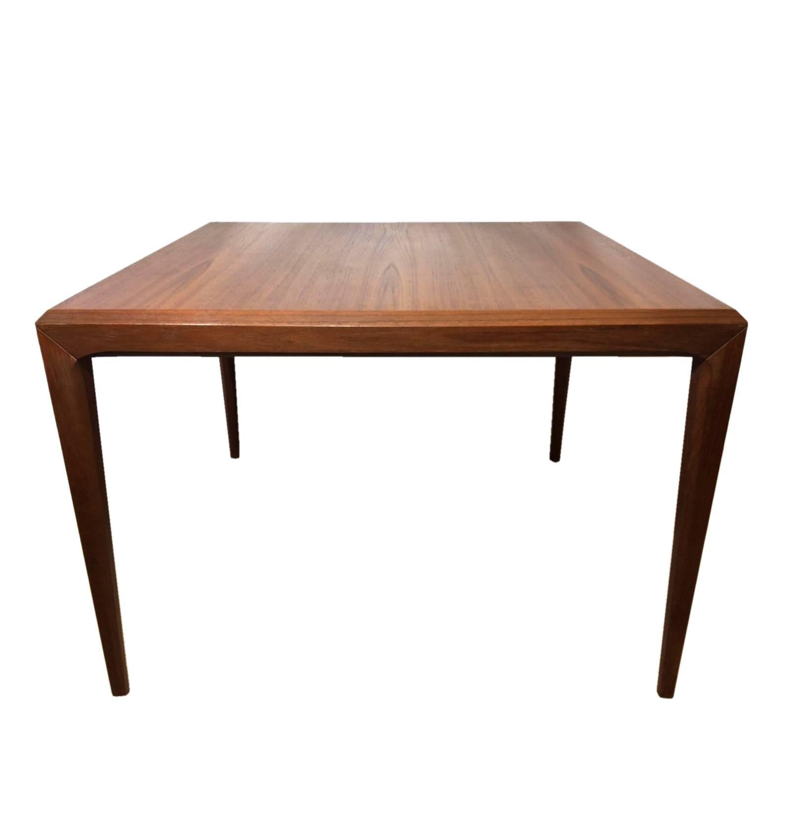 Danish Mid-Century Cubic Teak Coffee Table by Johannes Andersen for Silkeborg For Sale 1