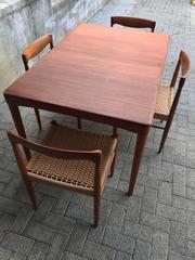 Mid-Century Teak Dining Set by H. W. Klein for Bramin, 1960s, Mid-Century