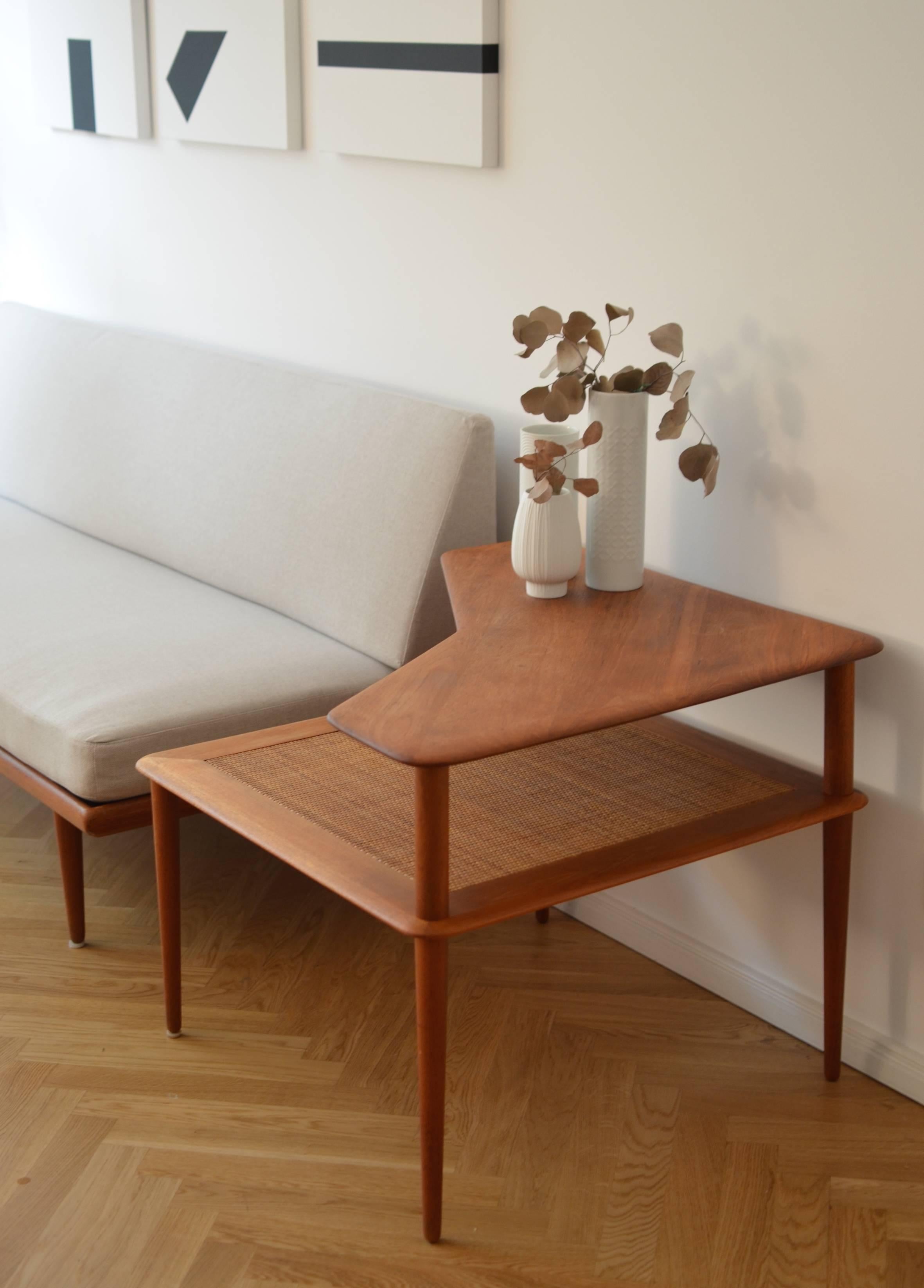 20th Century Danish Solid Teak Coffee Table, Hvidt & Mølgaard-Nielsen for France & Søn, 1960s For Sale