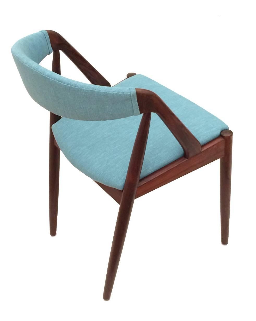 Mid-Century Set of Four Armchairs by Kai Kristiansen for SVA Møbler, 1950s For Sale 2