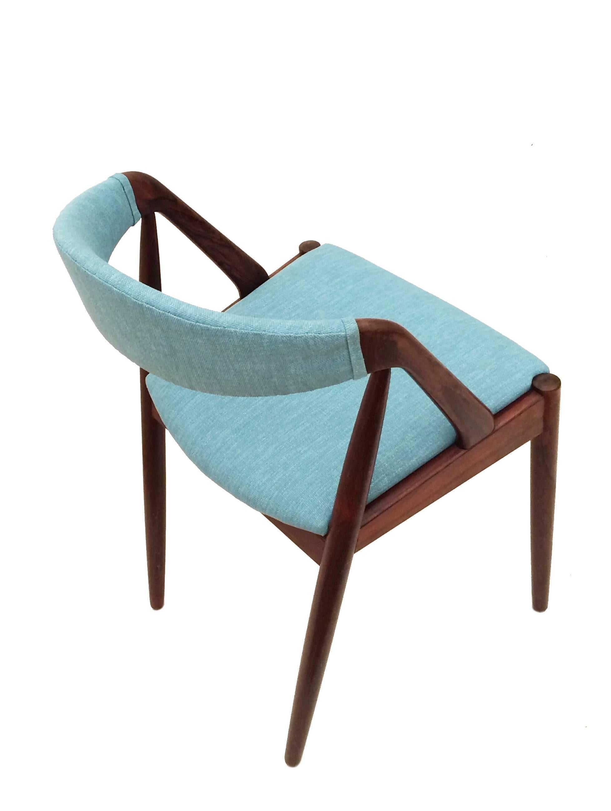 Mid-Century Set of Four Armchairs by Kai Kristiansen for SVA Møbler, 1950s For Sale 3