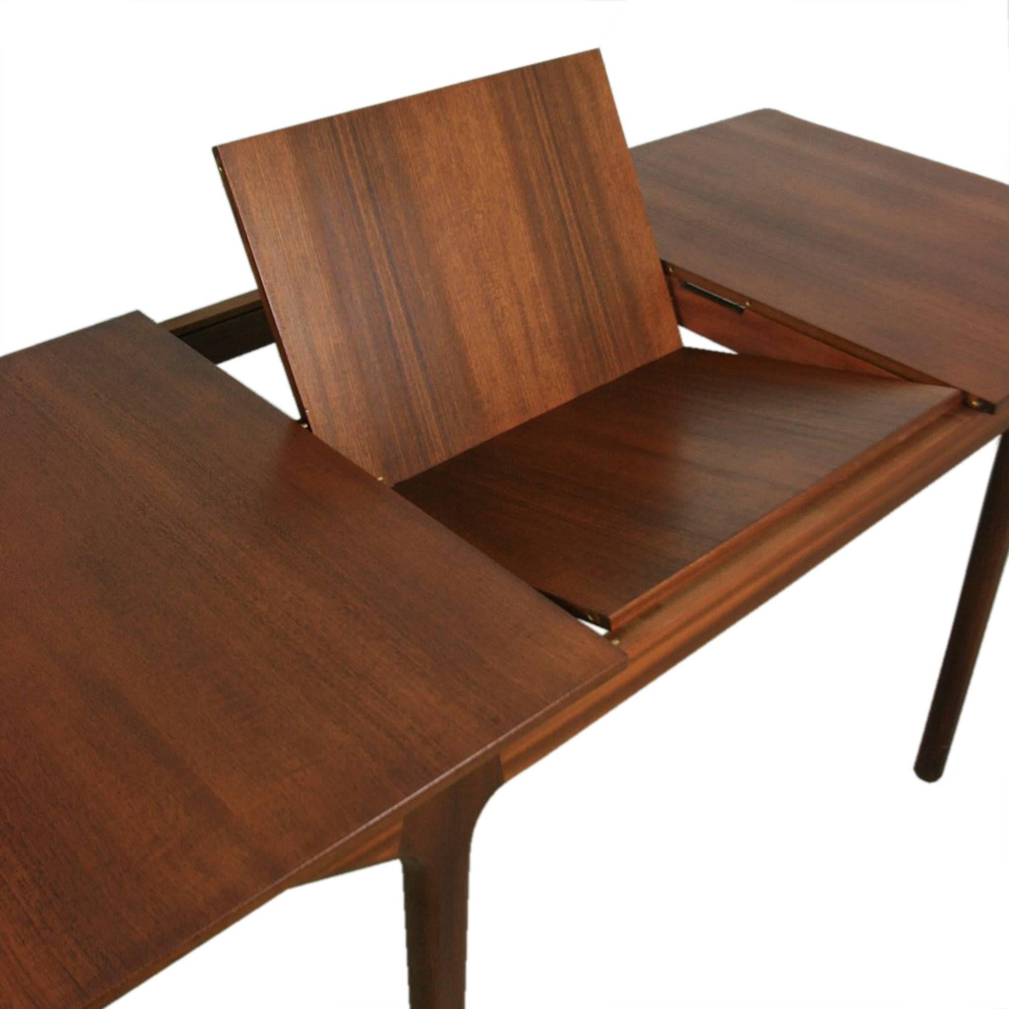 Mid-Century Large Teak Extending Dining Table by Tom Robertson for A.H. McIntosh For Sale 3