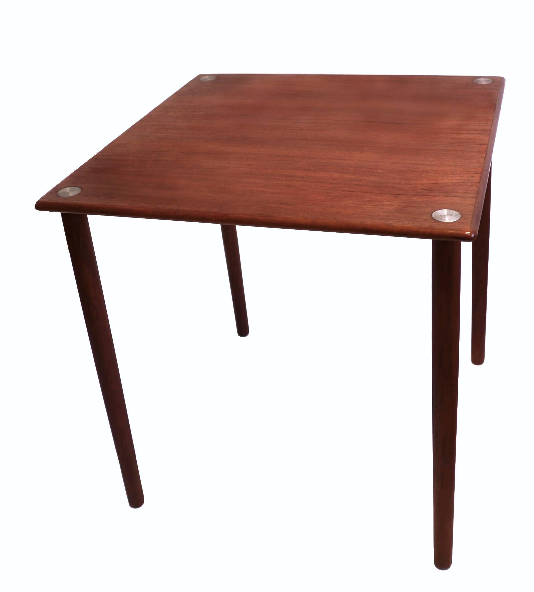 Danish Mid-Century Teak Side Table by Georg Petersens GP Farum, 1960s For Sale 3