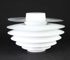 Danish White Extra Large Verona Pendant Lamp, Svend Middelboe for Nordisk Solar