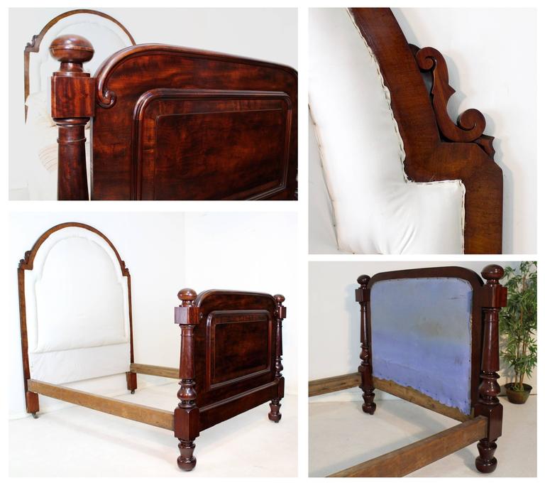 Scottish Victorian Mahogany Double Bed at 1stDibs