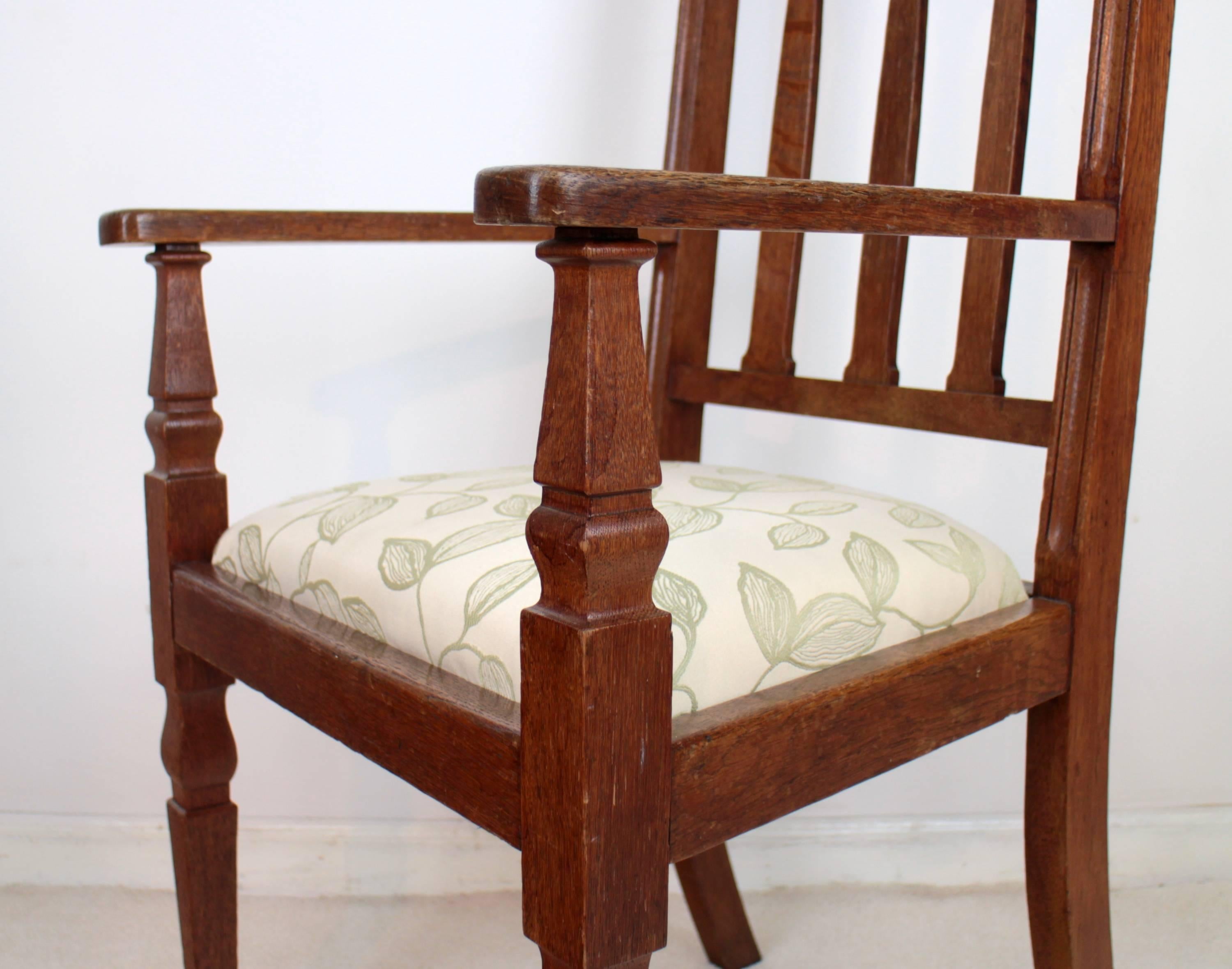 Pair of Arts & Crafts Armchairs by Shapland & Petter For Sale 2