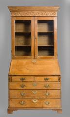 Antique George III Bureau Bookcase