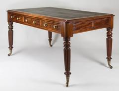 Antique Regency Partners Writing Table