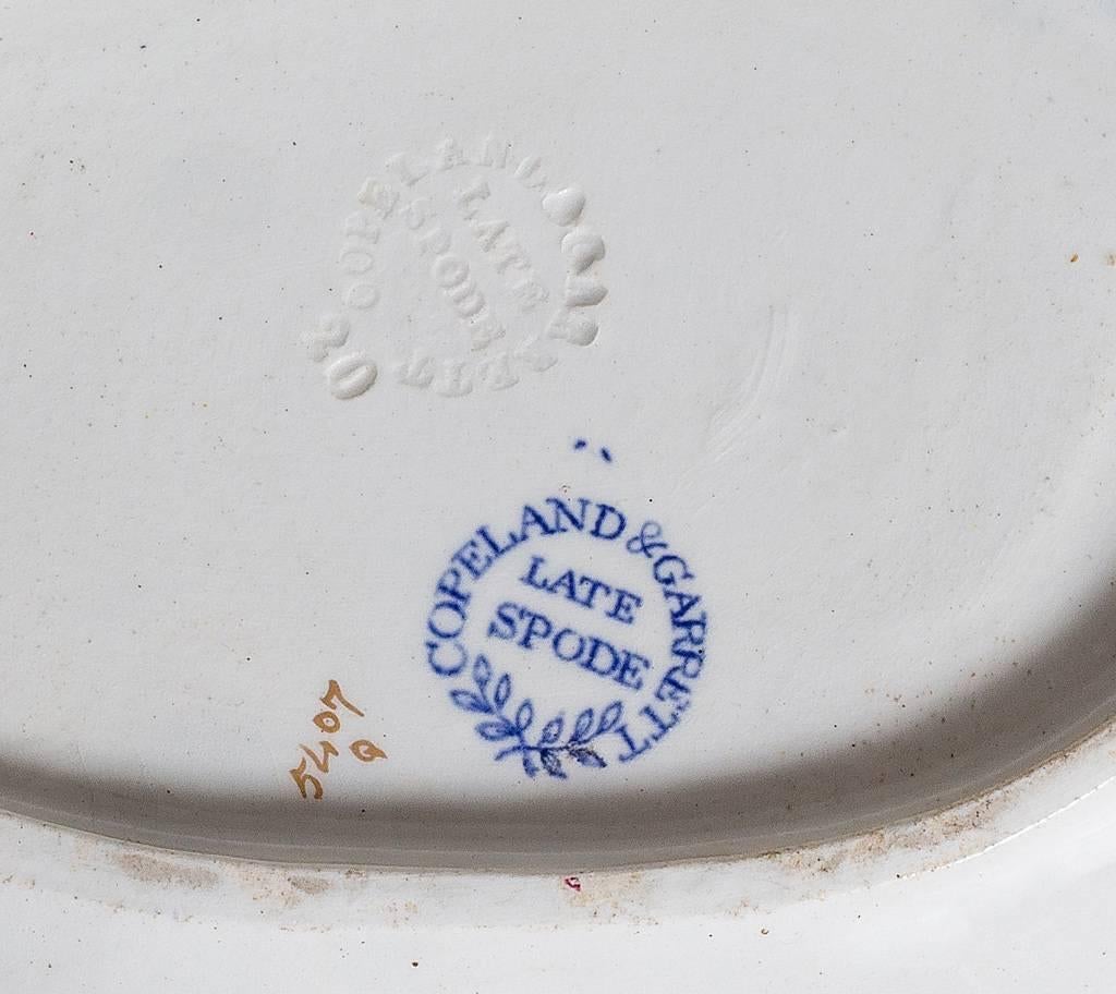 English Copeland & Garrett Late Spode Ten-Piece Dessert Set For Sale