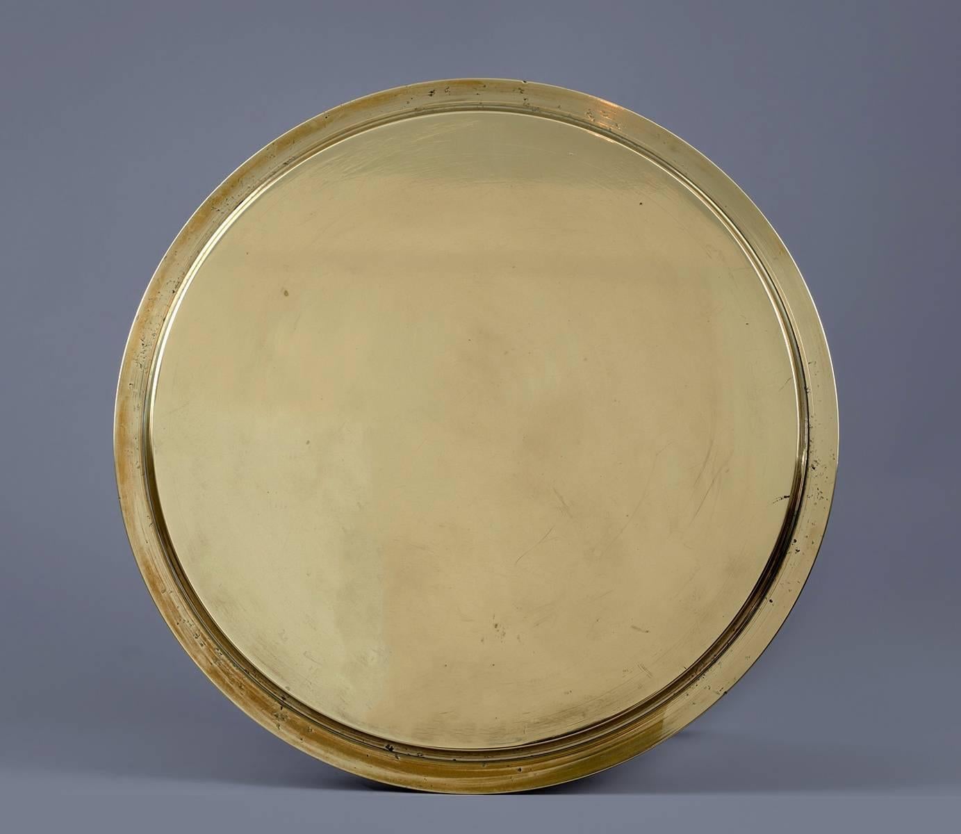 French Bronze Round Gueridon Table For Sale 2