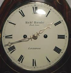 English William IV Mahogany and Brass Inlaid Bracket Clock