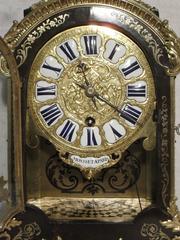 Rare French Louis XV Boulle Bracket Clock with Verge Escapement