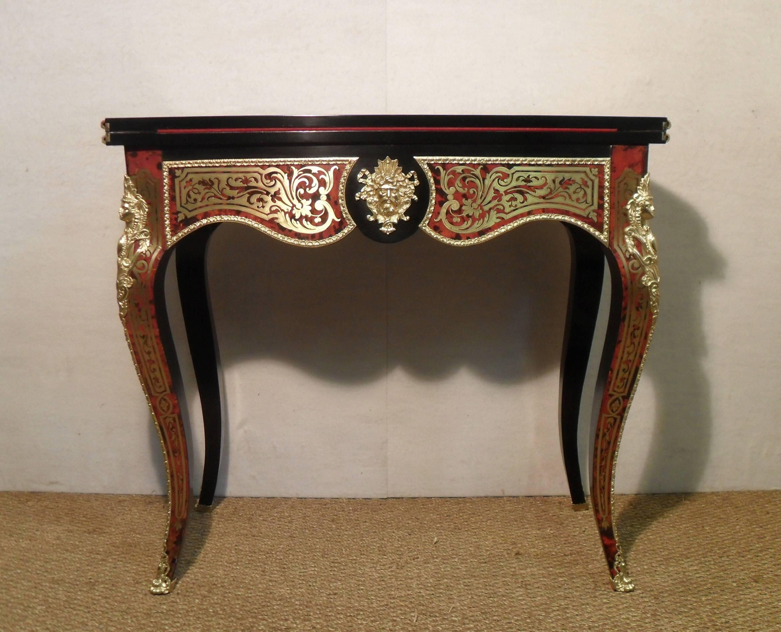 French 19th Century Boulle Games Occasional Table 3