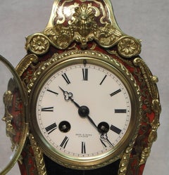 French 19th Century Boulle Mantel Clock