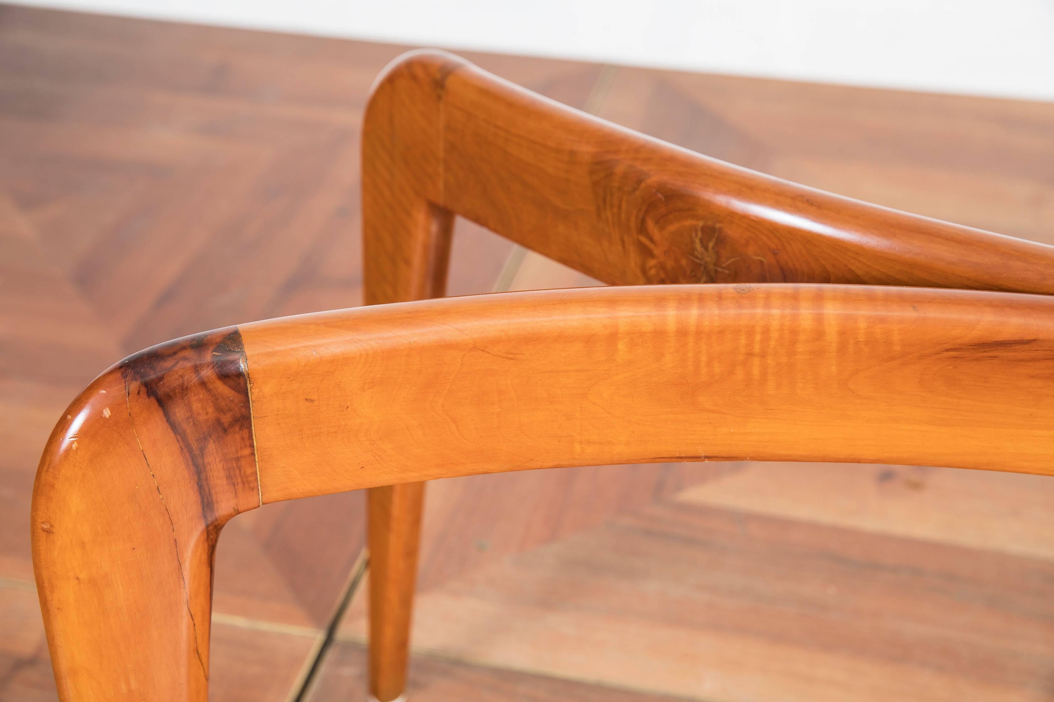 Giò Ponti Cherrywood Coffee Table for Fontana Arte, 1936 In Good Condition In Firenze, IT