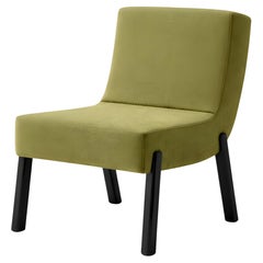 Hand-Crafted Dark Grey Oak Dining Chair with Modern Design