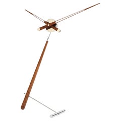 Puntero N Table Clock by Nomon, Walnut
Chrome, Modern Design