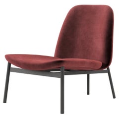 Extra Deep Lounge Chair in Custom Velvet Color