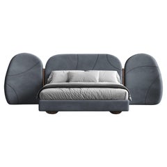 Dumbo Dream, Cama King Size Contemporánea De Terciopelo