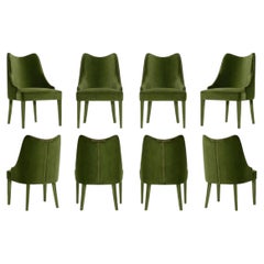 Chaises de salle à manger Modern Classic Design avec garnitures à clous The Moderns Design