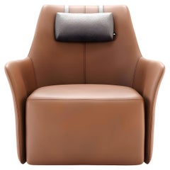 Contemporary Leather Armchair with High Back
Swivel Base Contemporary Leather Armchair with High Back
Swivel Base