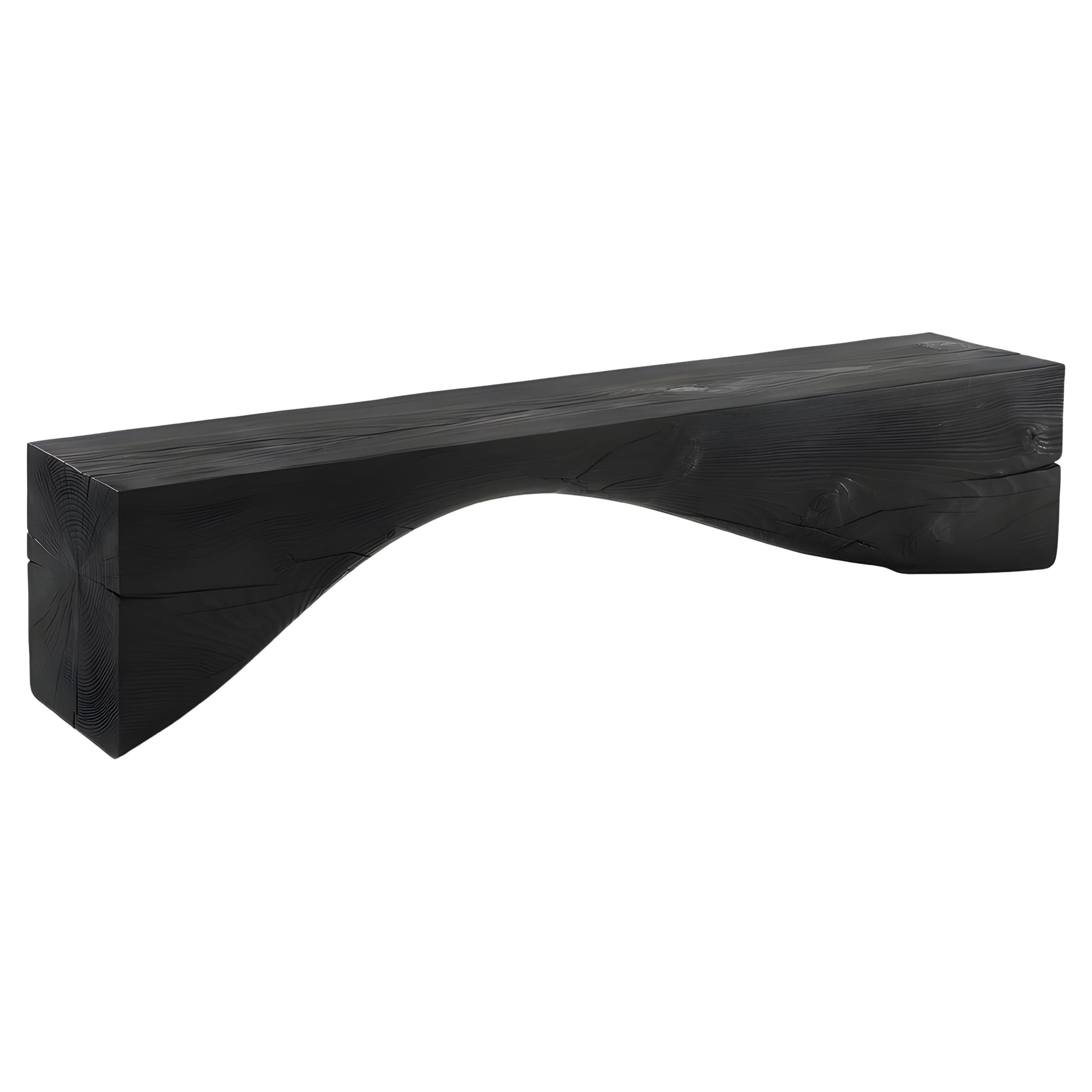71" Vulcano Bench Made From A Single Block of Scented Cedarwood