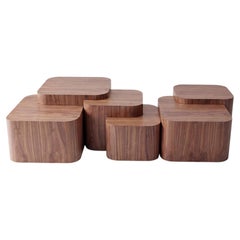 Platea Coffee Table In Matte Walnut By Sidani Design