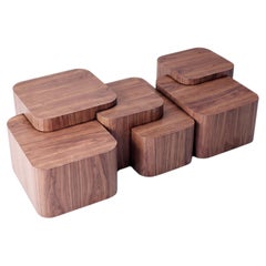 Platea Coffee Table In Matte Walnut By Sidani Design