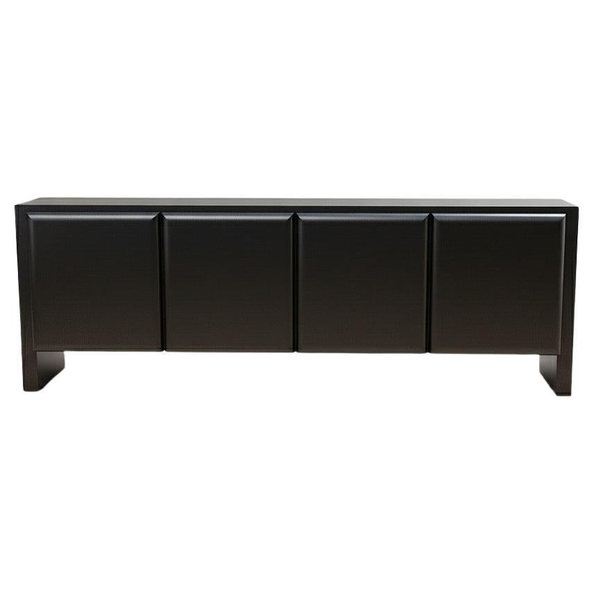 En stock-Buffet Aparador Brutalista Extra Largo En Roble Teñido Oscuro By Mondo