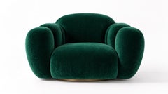 Nuage Blanc Sculptural Swivel Armchair - Mondo Design Studio