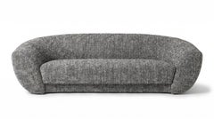 Nouveau canapé sculptural en bouclé fait main par Munna Design Studio, personnalisable