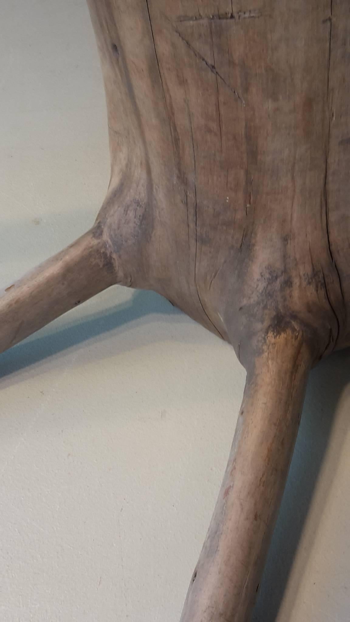 Mid-20th Century Early 20th Century Shepherd Stool of the Savoy Made of Fir Tree