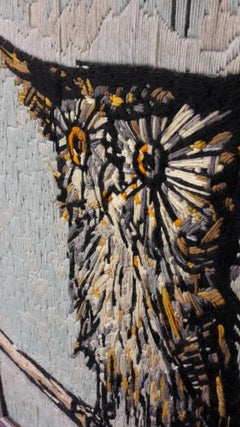 20th Century French Framed Embroidery Bernard Buffet, 1969