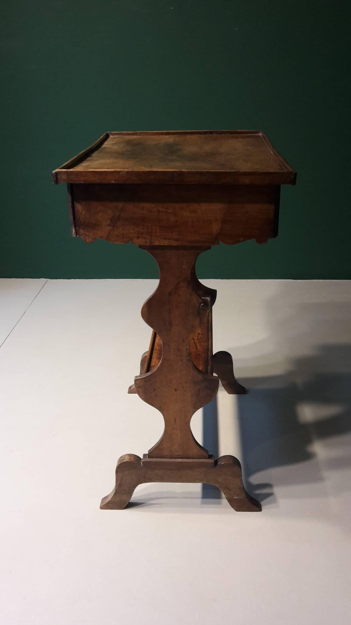 Late 19th Century French Side Table Made of Walnut 3