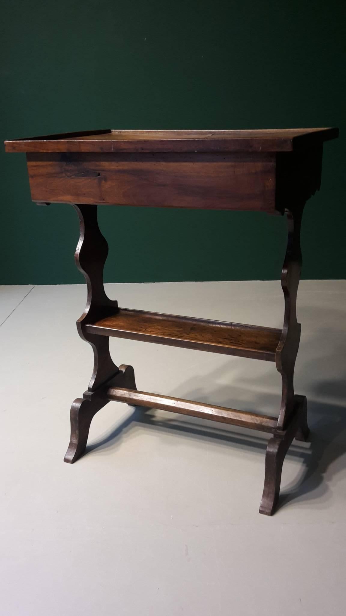 Late 19th Century French Side Table Made of Walnut 4
