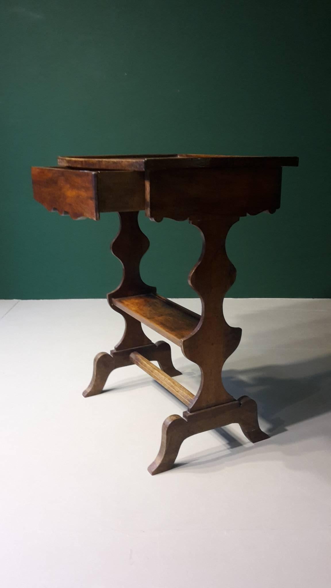 Late 19th Century French Side Table Made of Walnut In Fair Condition In Berlin, DE
