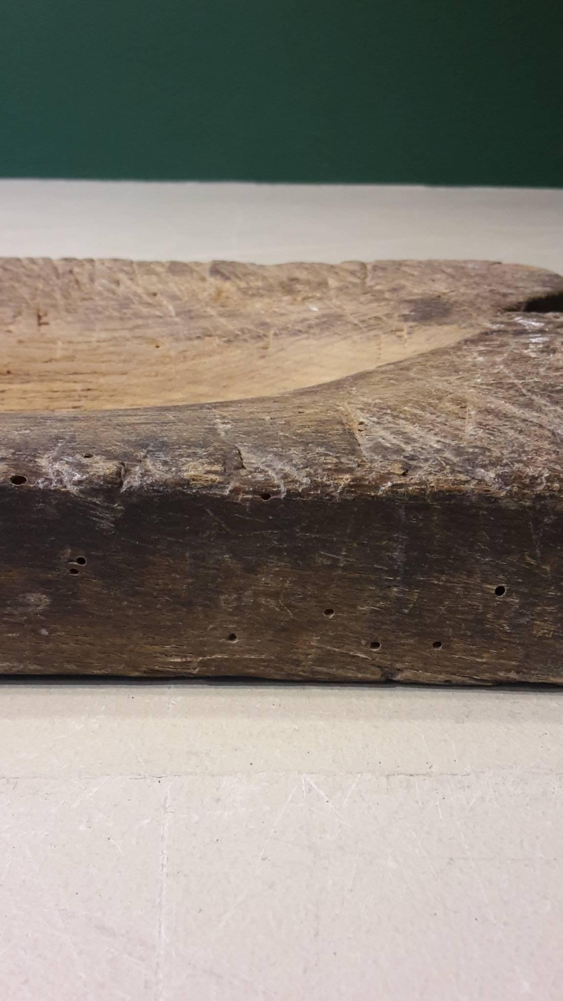 Early 20th Century French Wooden Cutting Board Made of Ash Tree 1