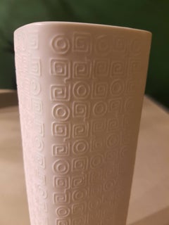 20th Century German Rosenthal Vase Made of Porcelain by Cuno Fischer Studio Line