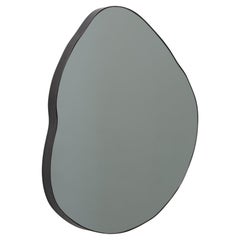 Ergon Organic Freeform Illuminated Black Mirror, Bronze Patina Frame, Large