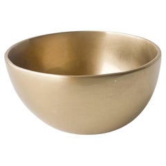 Small Decorative Brushed Brass Bowl, Vide-poche