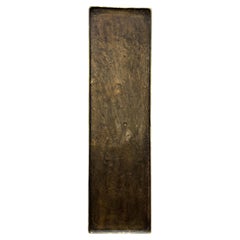 Hand-Cast Solid Bronze Decorative Wabi-Sabi Tray, Vide Poche, Large