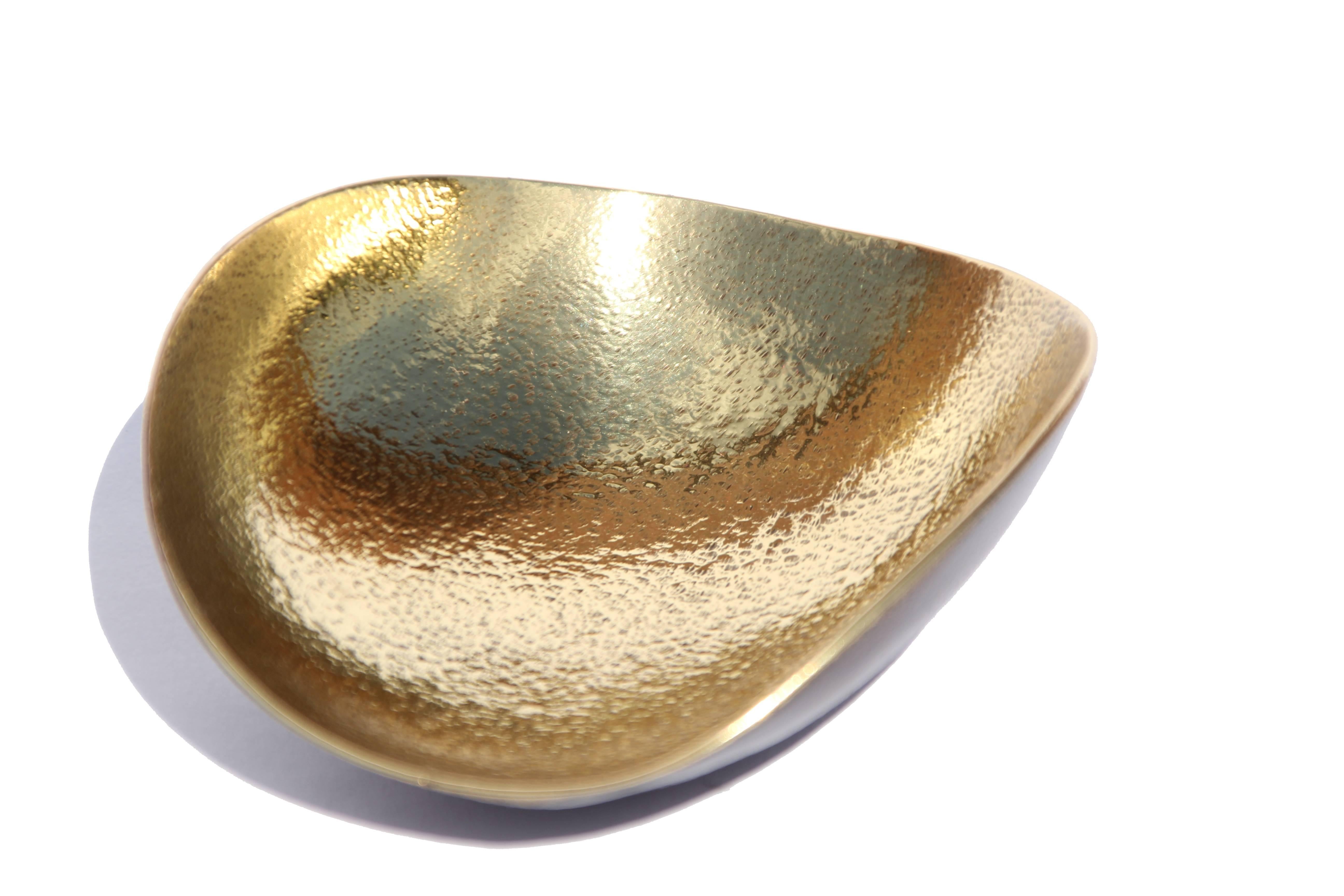 large brass decorative bowl