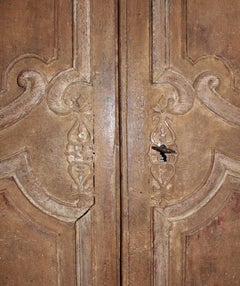 Exceptional French Oak Corner Cabinet