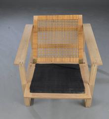 Børge Mogensen Oak Lounge Sled Chair 2256 for Fredericia Furniture Designed 1956