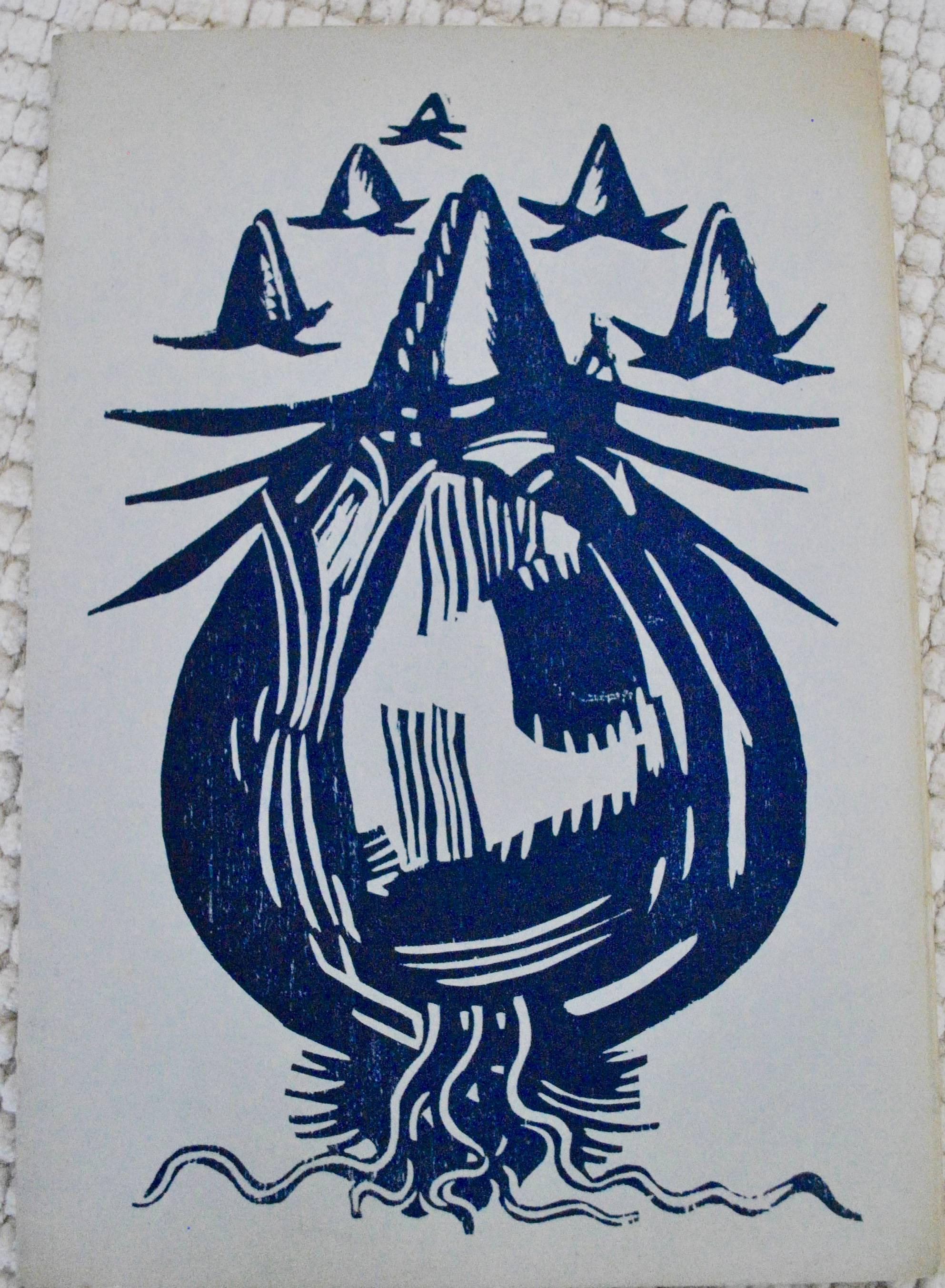 Danish Book with Woodcut by Axel Salto, Denmark, 1961
