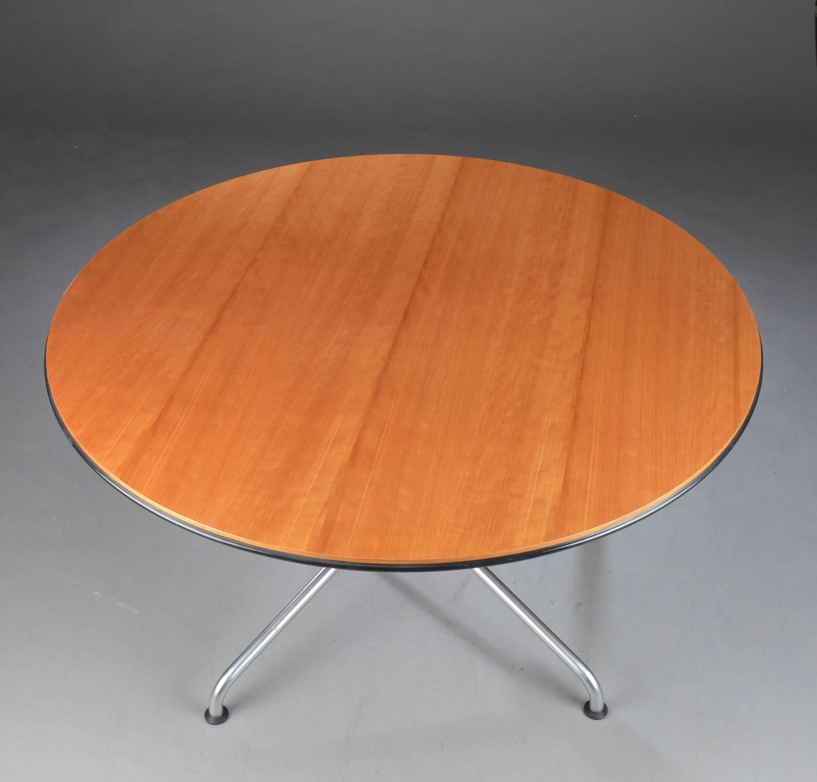 Danish Vico Magistretti Cherrywood Table by Fritz Hansen, Denmark