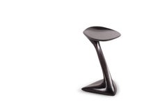 Amorph Palm Side Table, Solid Wood, Ebony Stain