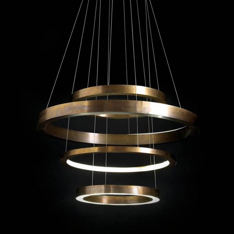 Light Ring Pendant Lamp Four Rings Composition For At 1stdibs Dimmable Pendant Led Lamp Energy Efficiency Index A Saving With Warm Light